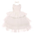 RainKids Baby Girls Ivory Rhinestone Satin Tulle Party Flower Girl Dress 6-24M - SophiasStyle.com